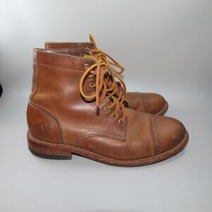 Oak Street Bootmakers CapToe Trench Boot in Chromepak Leather Sz 8.5 D